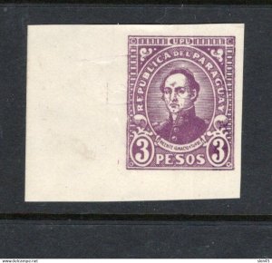 Paraguay 1936 Imperf Proof 3p MNH 17383