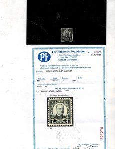 McKinley 7c US Postage Stamp with a PF Cert VF-85 Scott 588 MNH