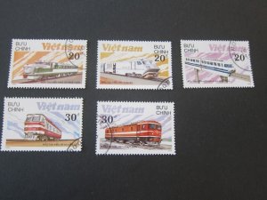 Vietnam 1988 Sc 1893-7 FU