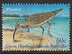 2003 Cocos Islands - Sc 337d - used VF - 1 single - Whimbrel