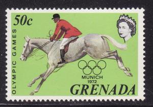 Grenada #457, 461 F-VF Mint NH ** Equestrian, horses