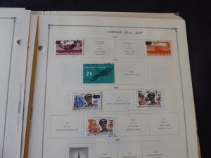 Belgium Congo 1941-1971 Stamp Collection on Alb Pgs