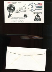 STS-35 NASCOM *SCARCE* GREENBELT MD HANDSTAMP CCL DEC 2 1990 COVER HR1934