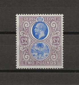 SIERRA LEONE 1912/21 SG 129 MINT Cat £950