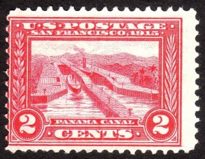 1913, US 2c, Panama canal, MNG, Sc 398