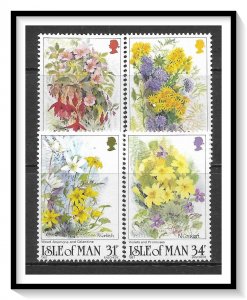 Isle of Man #340-343 Wildflowers Set MNH