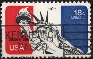 SC#C87 18¢ Statue of Liberty Single (1974) Used