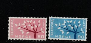 Norway  Scott#  414-415  MNH  (1962 Europa)