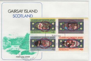 Gairsay (British local) 1985 4 values FDC