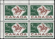 CANADA   #413 MNH UPPER LEFT PLATE BLOCK (1)