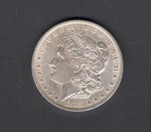 1885 United States, Morgan -type dollar, BSPL condition--