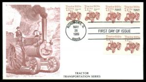 #2127b Tractor 1920s Combo KMC FDC
