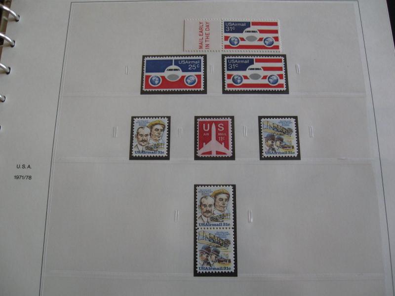 USA Nearly Complete Airmail Collection WITH ZEPPS - Mint & Hinged