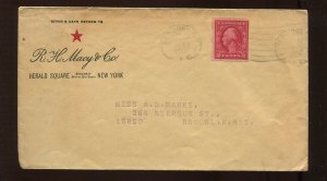 409 Schermack Used on R. H. Macy & Co.  Cover MG316