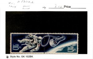 United States Postage Stamp, #1331-1332 Pair MNH, 1967 Space Gemini (AJ)