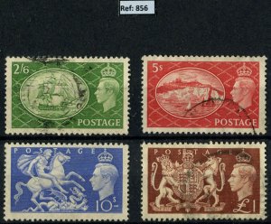 GVI Recess Printed 1951 Festival Set x 4 SG509-512 Good Used 