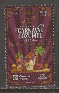 MEXICO 3326, COZUMEL CARNIVALS, 150th ANNIV. MINT NH VF