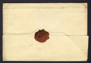 Stamp-less folded letter 10 Febr 1841 JUNGHEINZLAU Rate 12