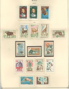 Mali #66-82 Mint (NH) Single (Complete Set)