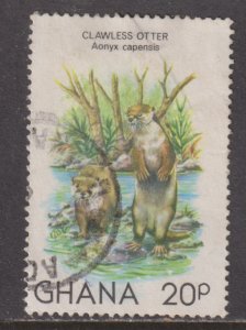 Ghana 782 Clawless Otter 1982