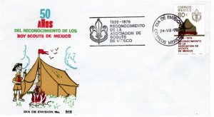 Mexico 1976 Sc 1147 FDC-1