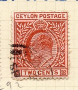 Ceylon 1910-11 Early Issue Fine Used 2c. 154478