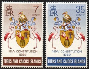 Turks & Caicos Islands Sc #200-201 MNH