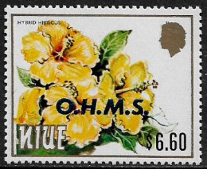 Niue #O17 MNH Stamp - Flowers Official
