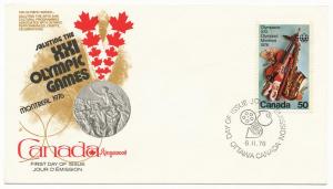 Canada First day cover #686, Olympics