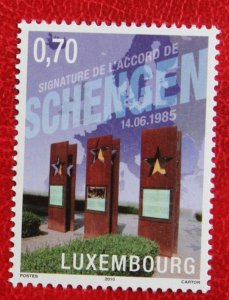 LUXEMBOURG 2010 25 years of Schengen Agreement 2010 MNH Scott# - SG -