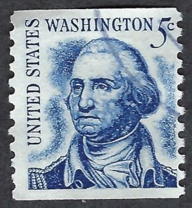 United States #1283 5¢ George Washington (1966). Used.