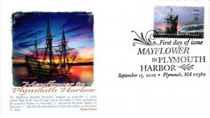 #5524 Mayflower in Plymouth Harbor Forever - Panda Cachet – EV25