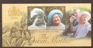 FALKLAND ISLANDS SGMS936 2002 QUEEN MOTHER  MNH
