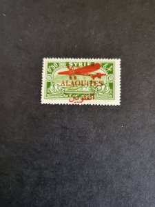 Stamps Alaouites Scott #C17 hinged