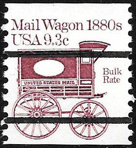 Scott 1903a   9.3¢ Mail Wagon MNH Precancel Coil Single