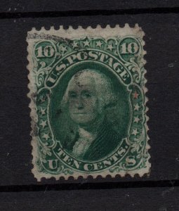 US 1861 yellow green #68 fine used WS36409