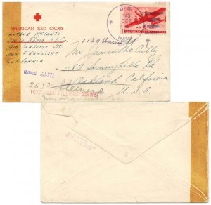 United States Fleet Post Office 6c Transport 1943 U.S. Navy, De La Rama Steam...