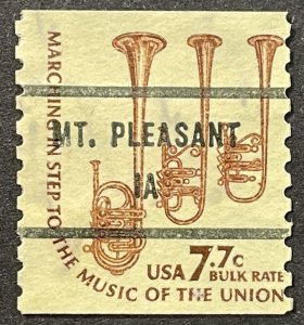 US #1614 Used F/VF 7.7c Marching in Step.. Precancel Mt Pleasant 1976 [G12.5.2]