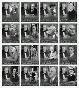 Stamps. Franklin Roosevelt 2023 year 16 stamps perforated NEW