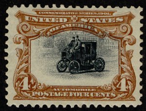 US #296 SCV $220.00 VF mint never hinged,  super nice stamp,  SCV $220.00