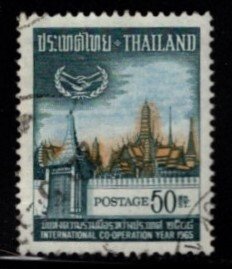 Thailand - #835 Gates of Royal chapel  - Used