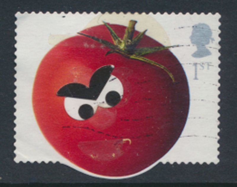 GB SG 2354  SC# 2114    Used Tomato  Vegetable with sticker see details 