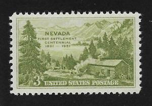 SC# 999 - (3c) - Nevada Settlement Centenary, MNH Single