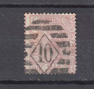 J44103 JL Stamps 1876-80 great britain used #67 wmk 29,