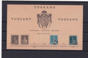 tuscany imperf stamps ref r9720