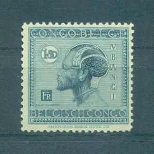 Belgian Congo sc# 107 mh cat value $1.00