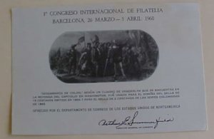 US  SPAIN 1st EXPO CARD 1960