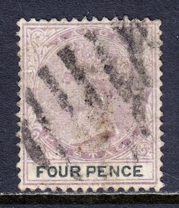 Lagos - Scott #24 - Used - Minor crease UL - SCV $2.00