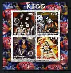 IVORY COAST - 2003 - KISS #2 - Perf 4v Sheet - MNH - Private Issue