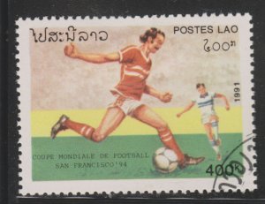 Laos 1035 World Cup Soccer 1991